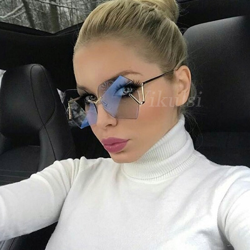 Fashion Retro Hexagon Sunglasses